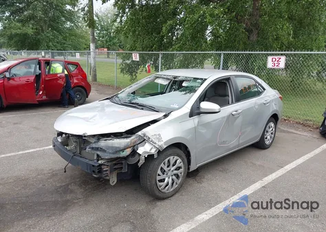 2018 Toyota Corolla Le from USA, damaged, VIN 5YFBURHE5JP759302